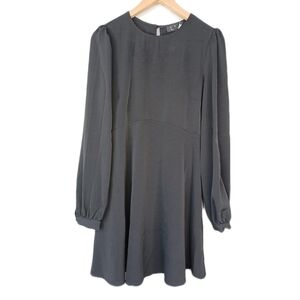 NWT Lulu's Black Long Sleeve Mini Dress